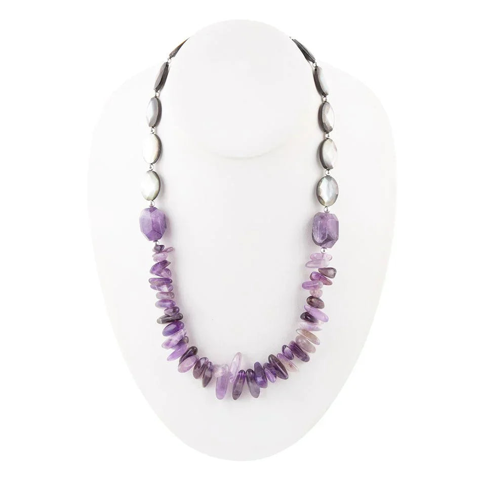 Amethyst Love Necklace