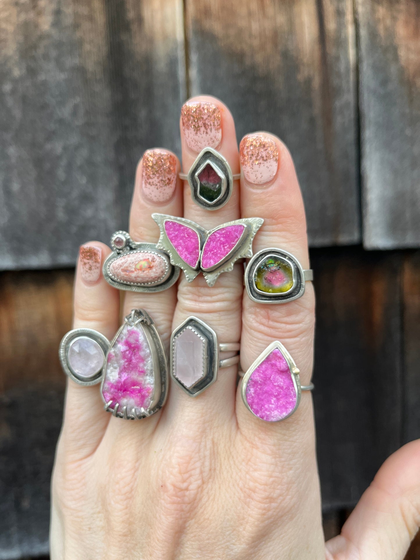 Watermelon Tourmaline Ring