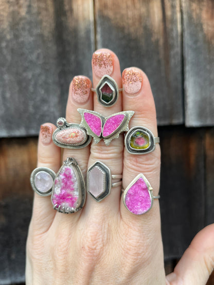 Watermelon Tourmaline Ring