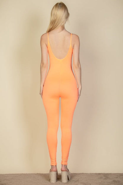 Solid Bodycon Cami Jumpsuit (CAPELLA)