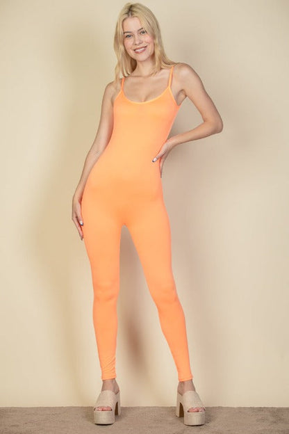Solid Bodycon Cami Jumpsuit (CAPELLA)