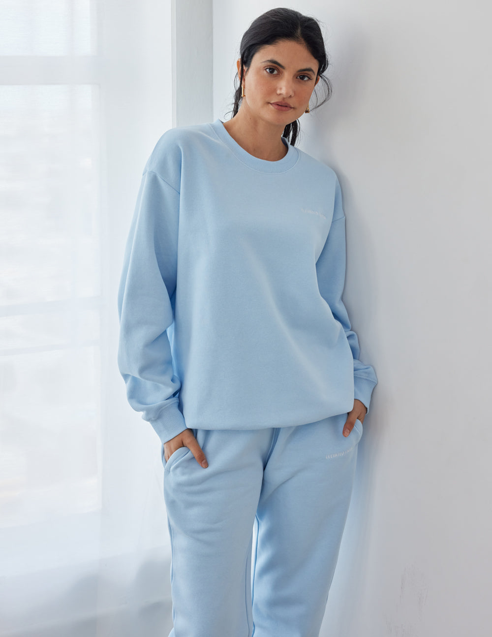 Basics Dream Blue Unisex Crewneck