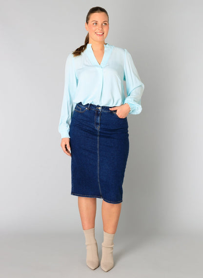 Yesta Riva Vintage Wash Denim Skirt