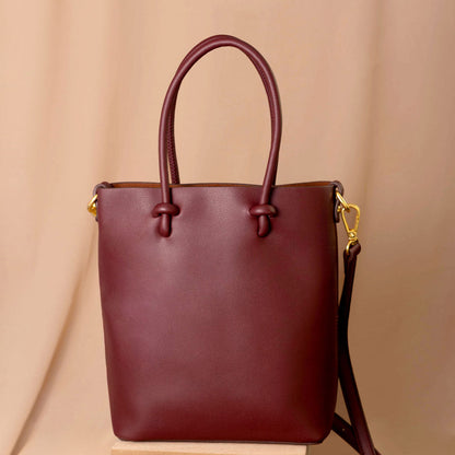 Bailey Burgundy Small Tote