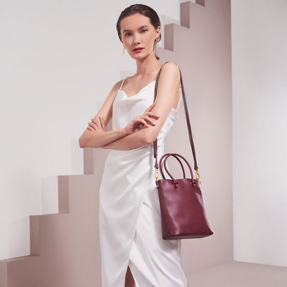 Bailey Burgundy Small Tote