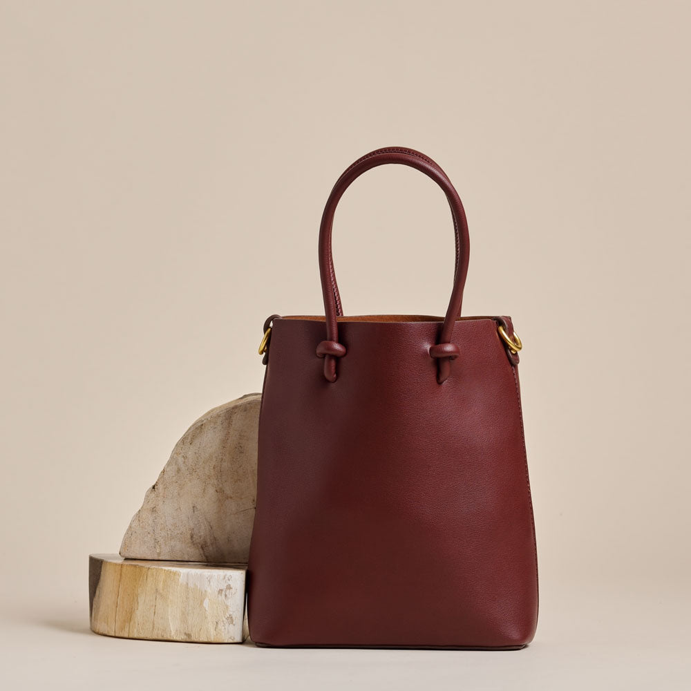 Bailey Burgundy Small Tote