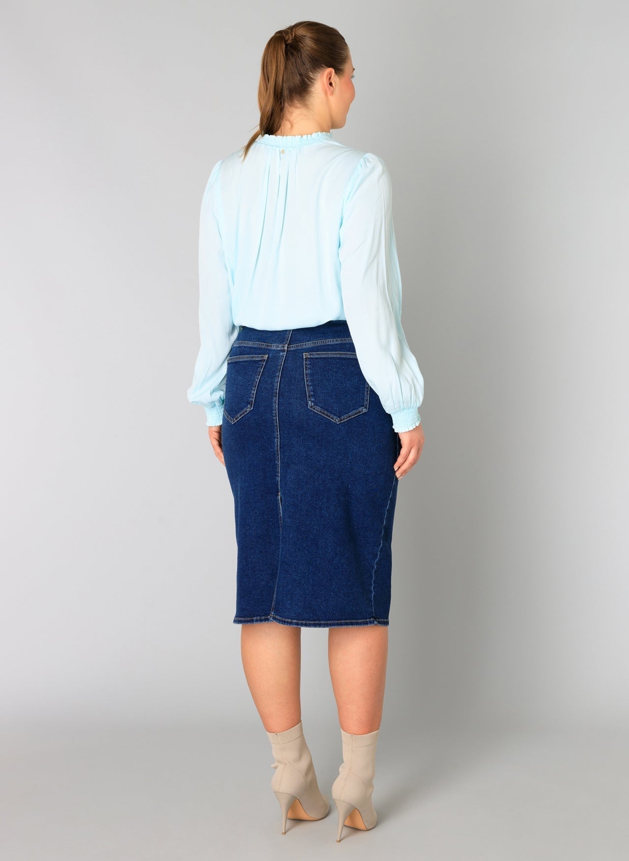 Yesta Riva Vintage Wash Denim Skirt