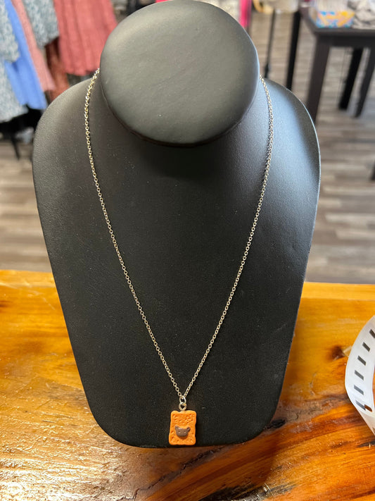 Sterling Silver .925 Bread Necklace