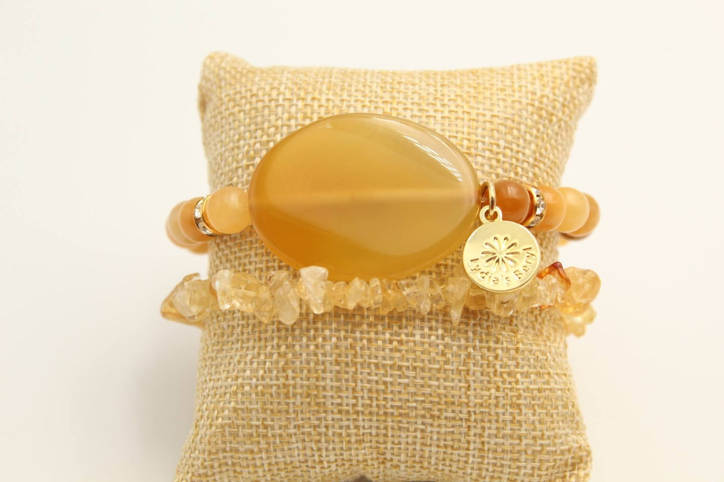 Burlap Bracelet Pillow