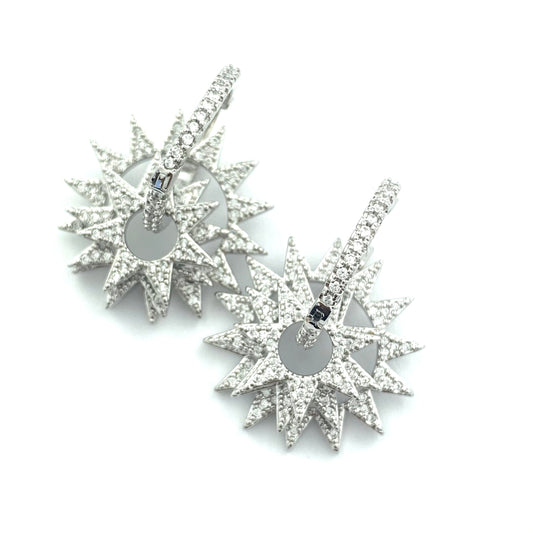 Triple Star CZ Huggies