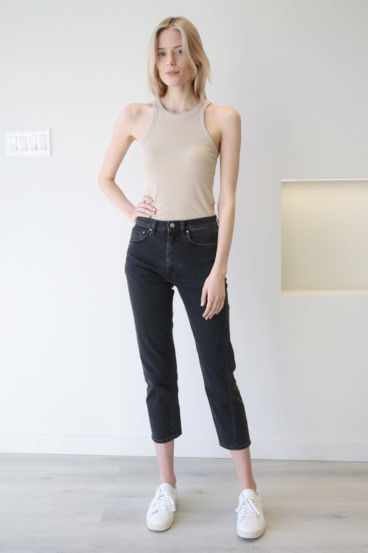 Toteme Curved Rib Tank Butter Milk