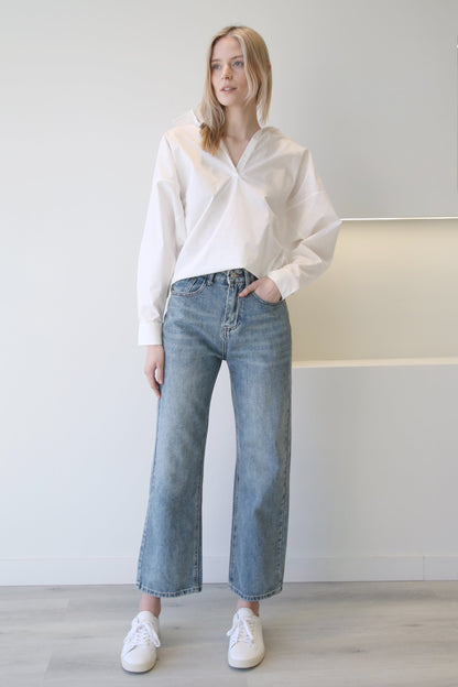 Toteme Cotton Poplin Shirt White