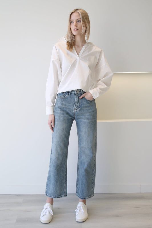Toteme Cotton Poplin Shirt White