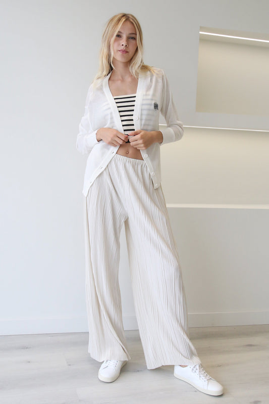 Sunblock Cardigan White