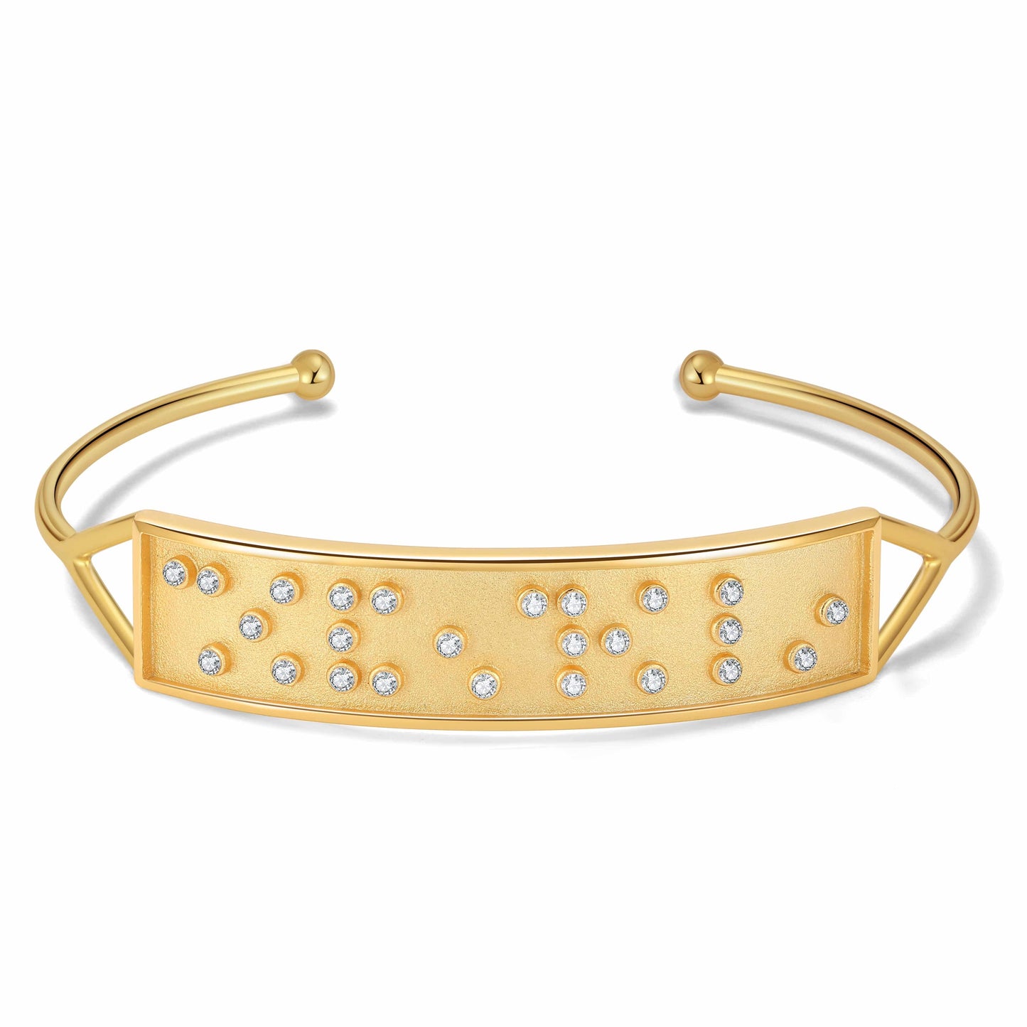 Touchstone I Love You Cuff Gold
