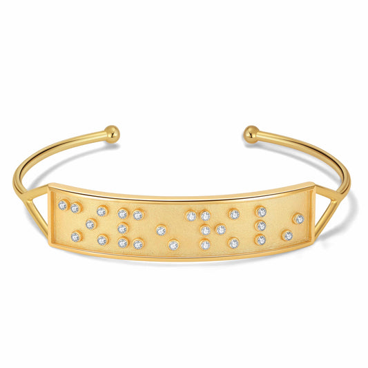 Touchstone I Love You Cuff Gold