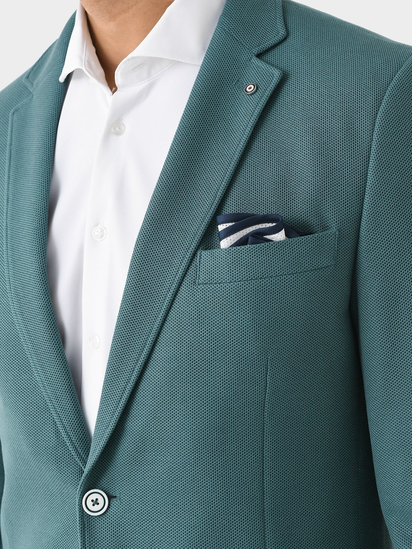 Blue Industry Waffle Knit Stretch Blazer