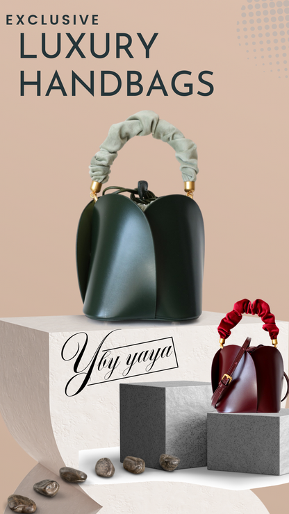 Tulip Leather Bucket
