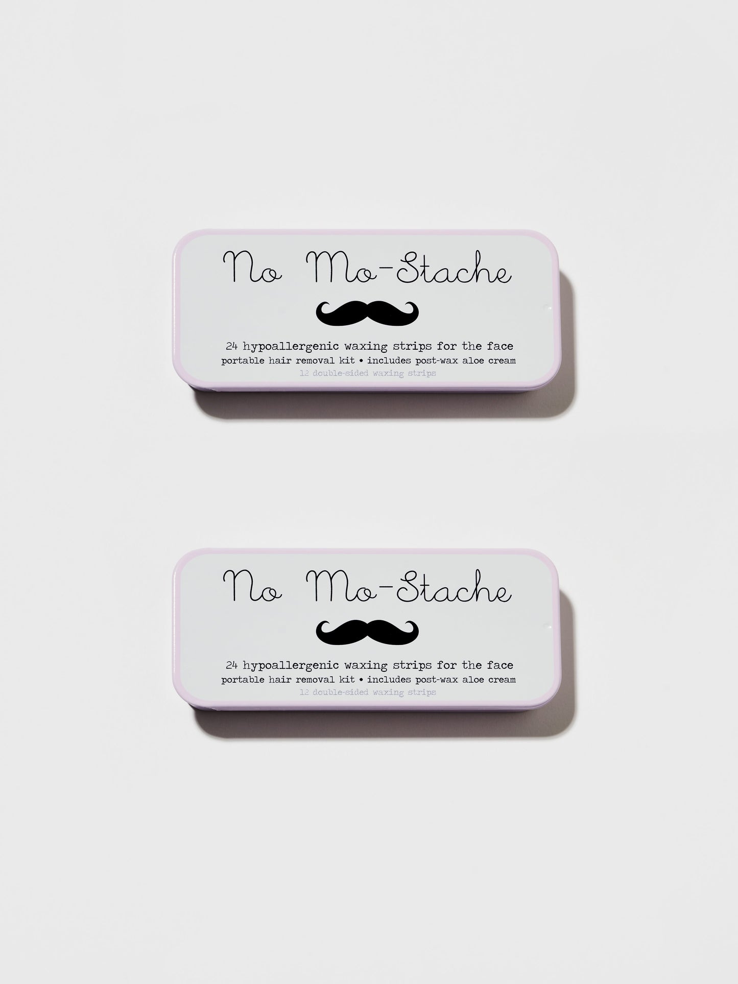 No Mo-Stache Lip Wax Kit 24 Strips (2 Pack Bundle)