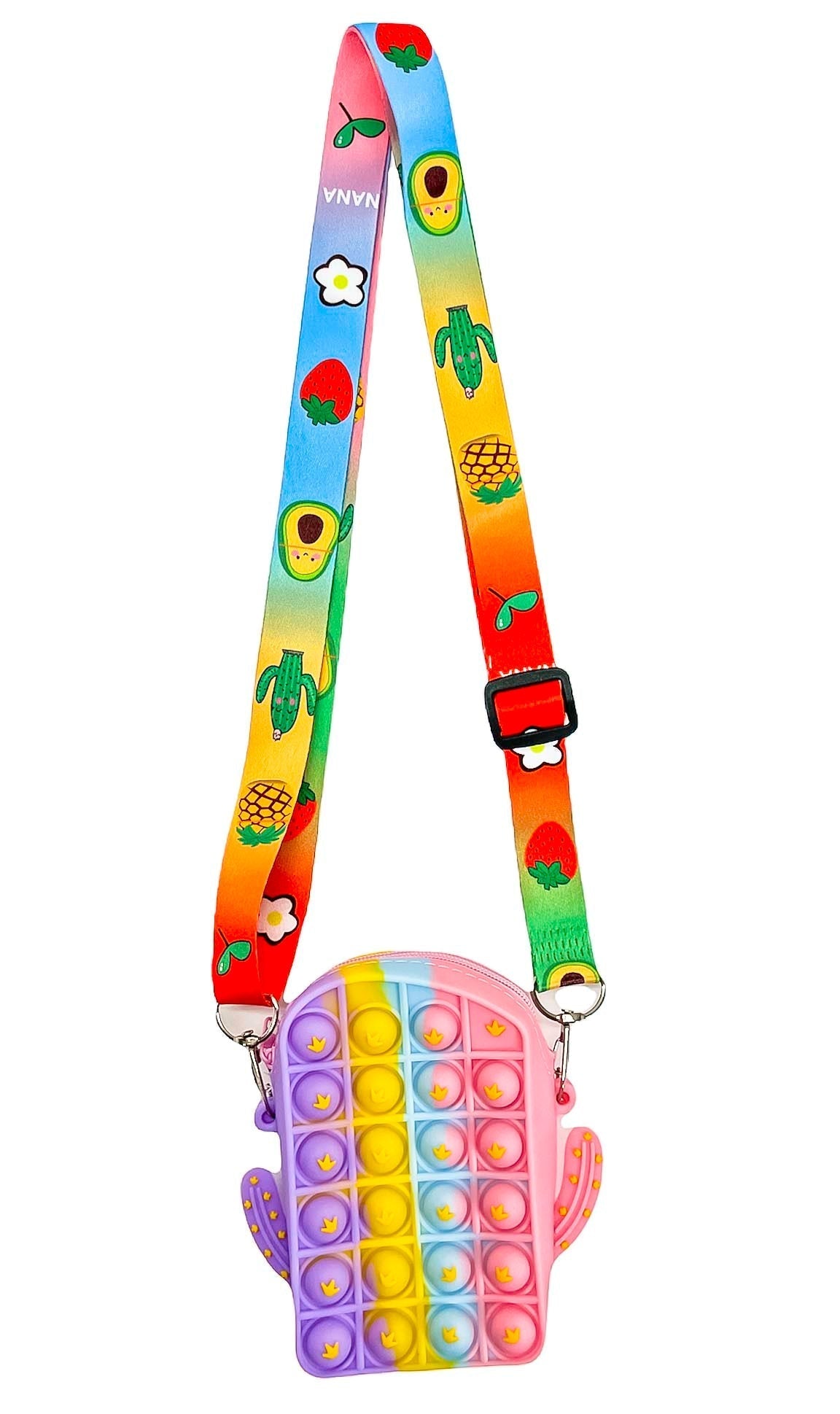 Pop-it Bubble Fidget Handbag for Kids- Random Style