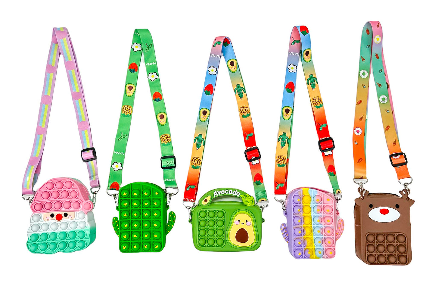 Pop-it Bubble Fidget Handbag for Kids- Random Style