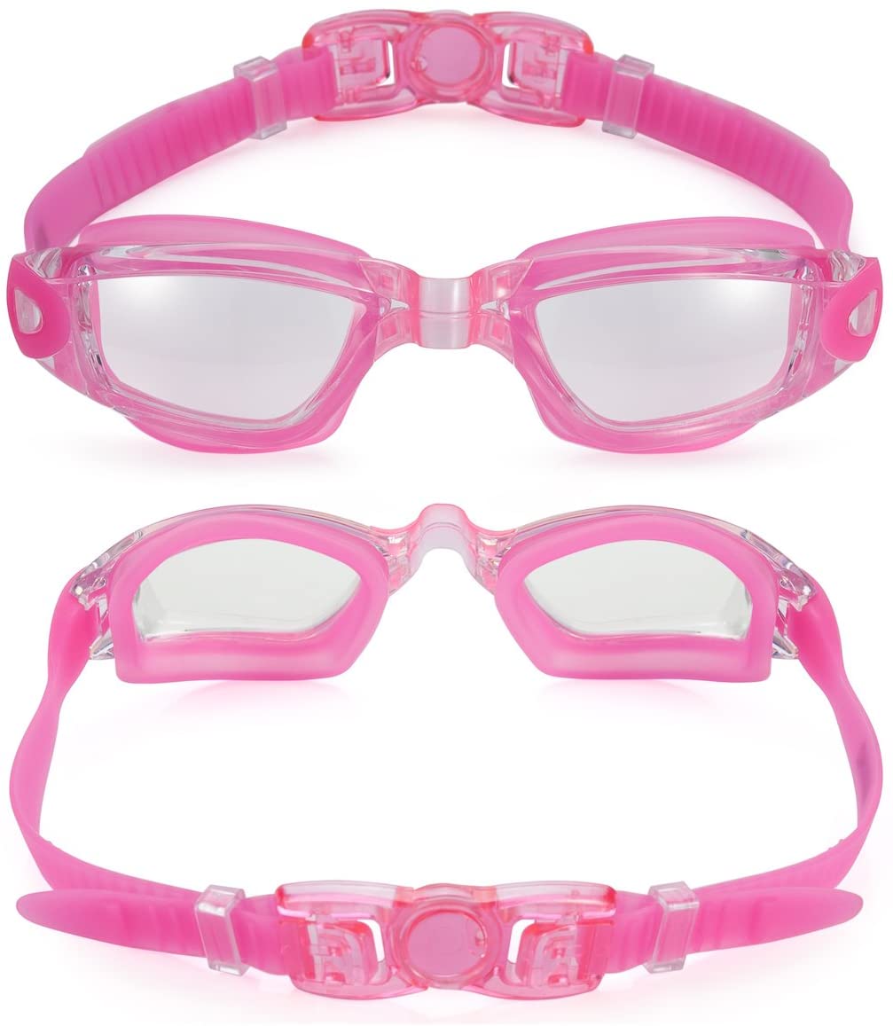 Anti-Fog Unisex Swim Goggles with Protective Case- 3 Colors