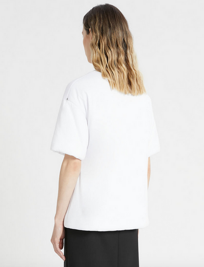 Sportmax Re Padded white T-shirt