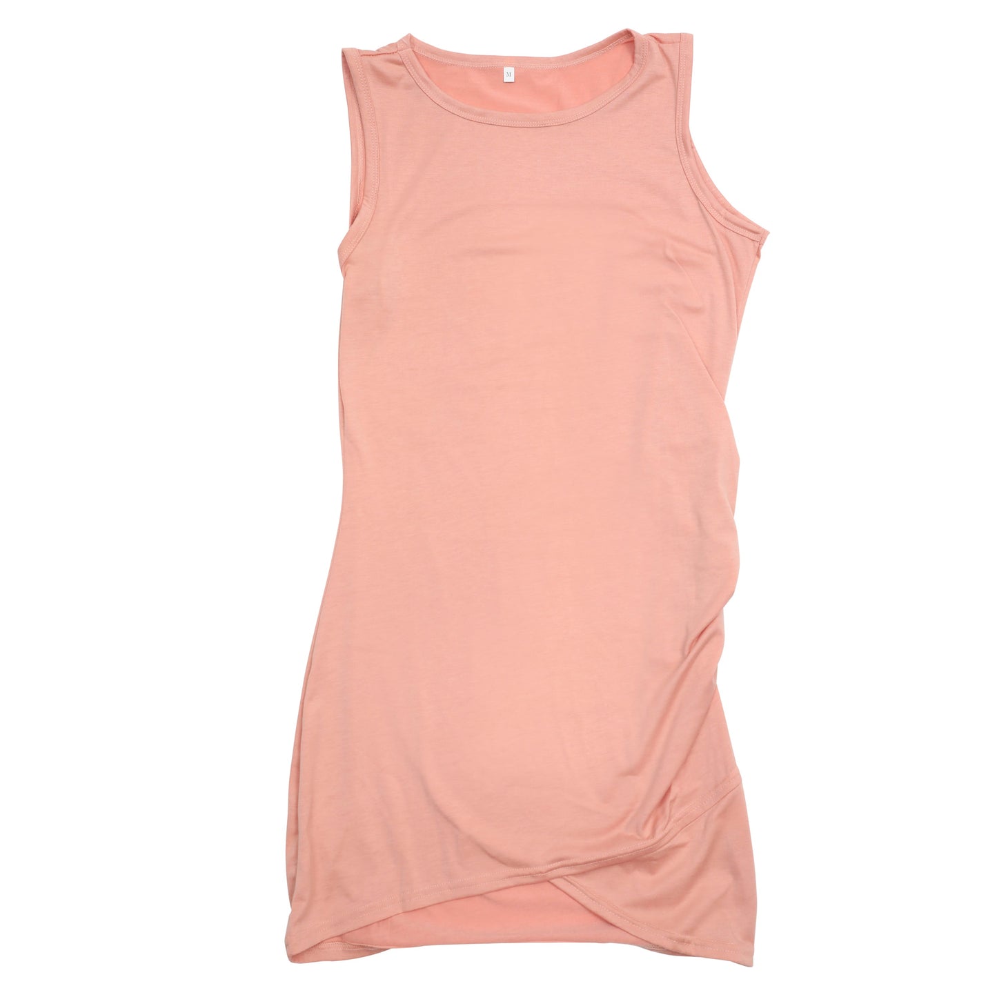 Women's Casual Summer Crew Neck Sleeveless Mini Dress