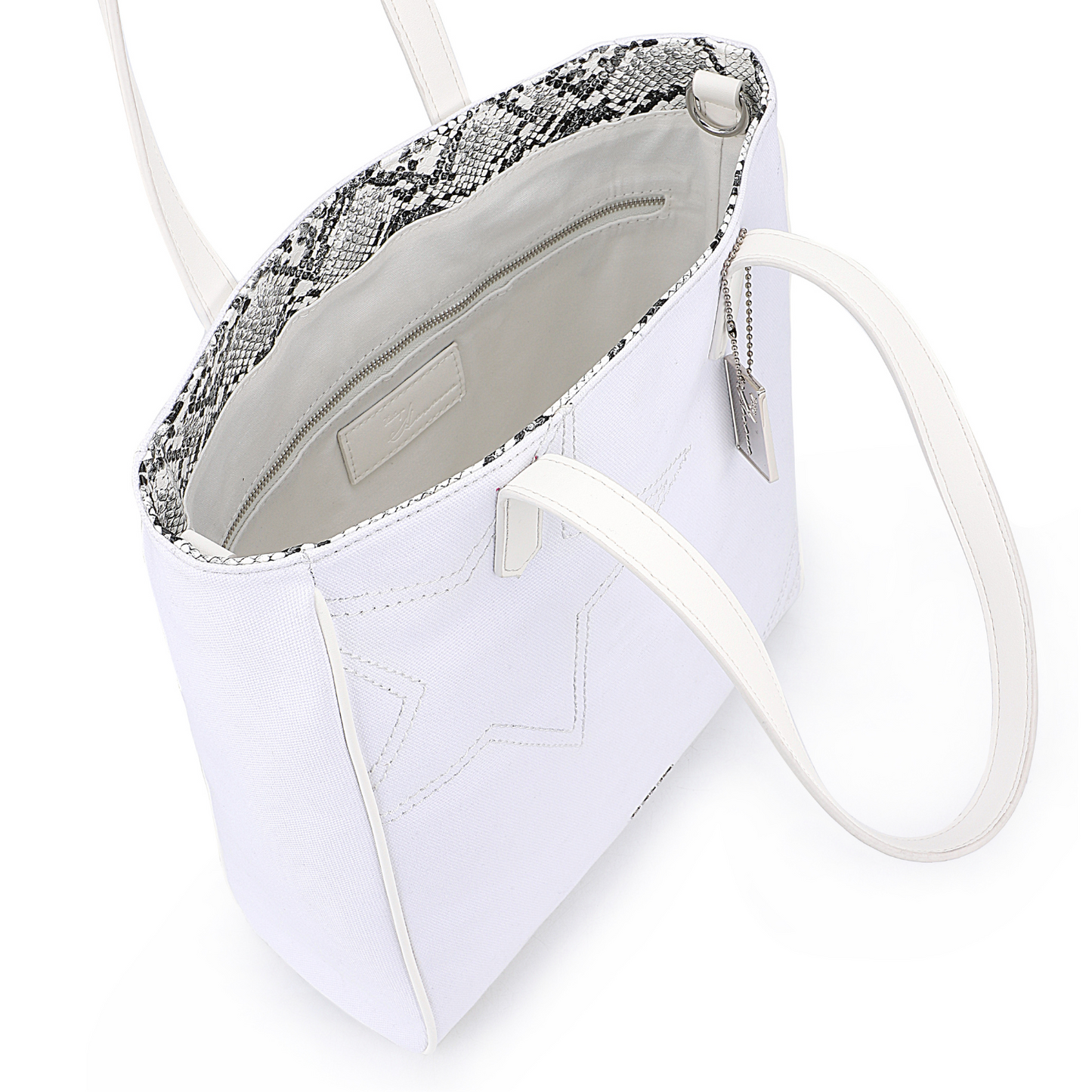 ANGELICA BAG - WHITE CHEETAH