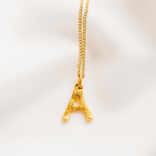 Vintage Mini Alphabet Necklace