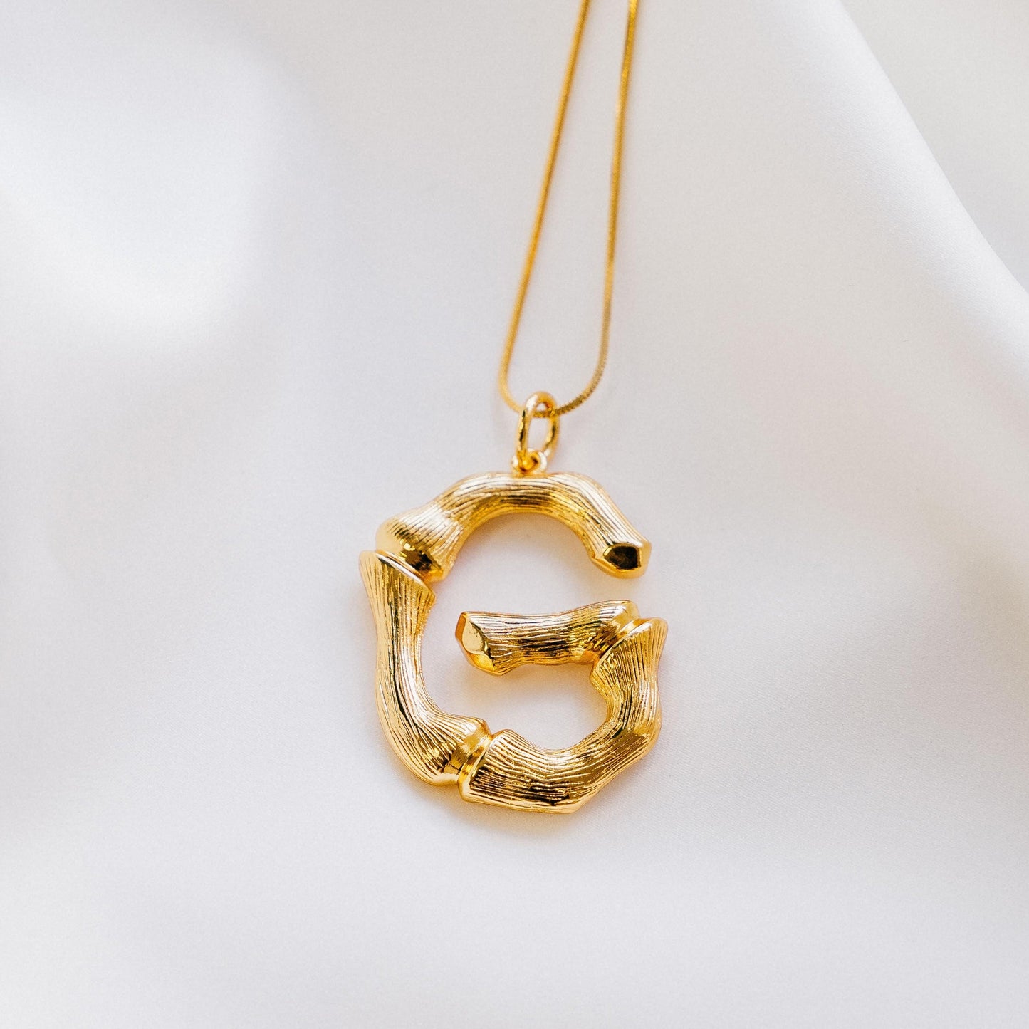 Vintage Oversized Alphabet Necklace