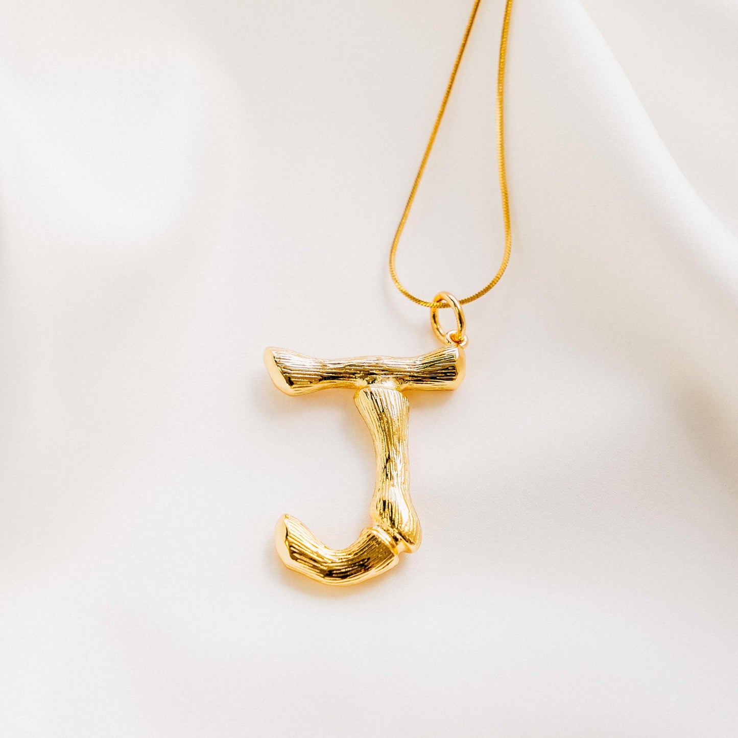 Vintage Oversized Alphabet Necklace