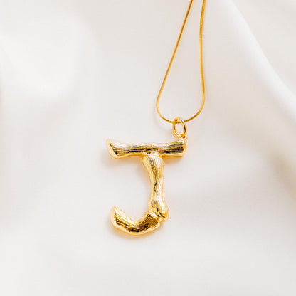 Vintage Oversized Alphabet Necklace