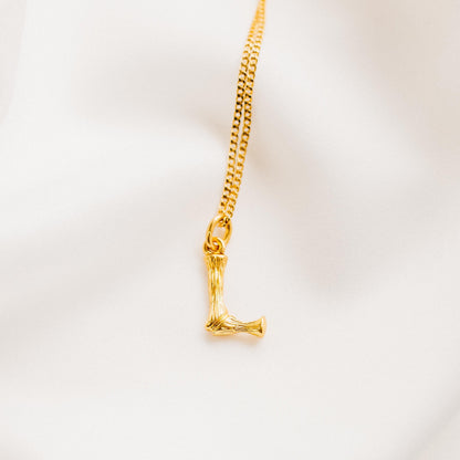 Vintage Mini Alphabet Necklace