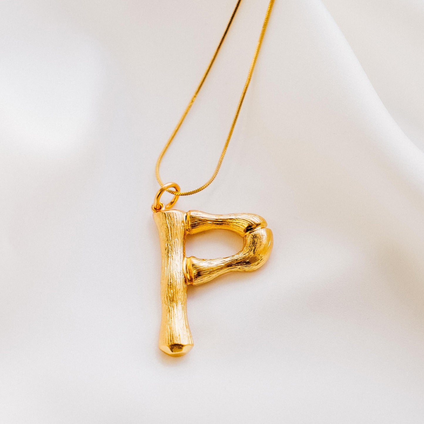 Vintage Oversized Alphabet Necklace
