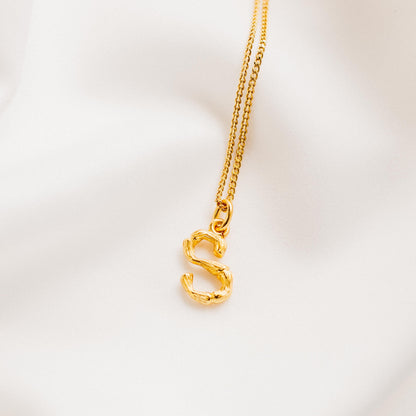 Vintage Mini Alphabet Necklace