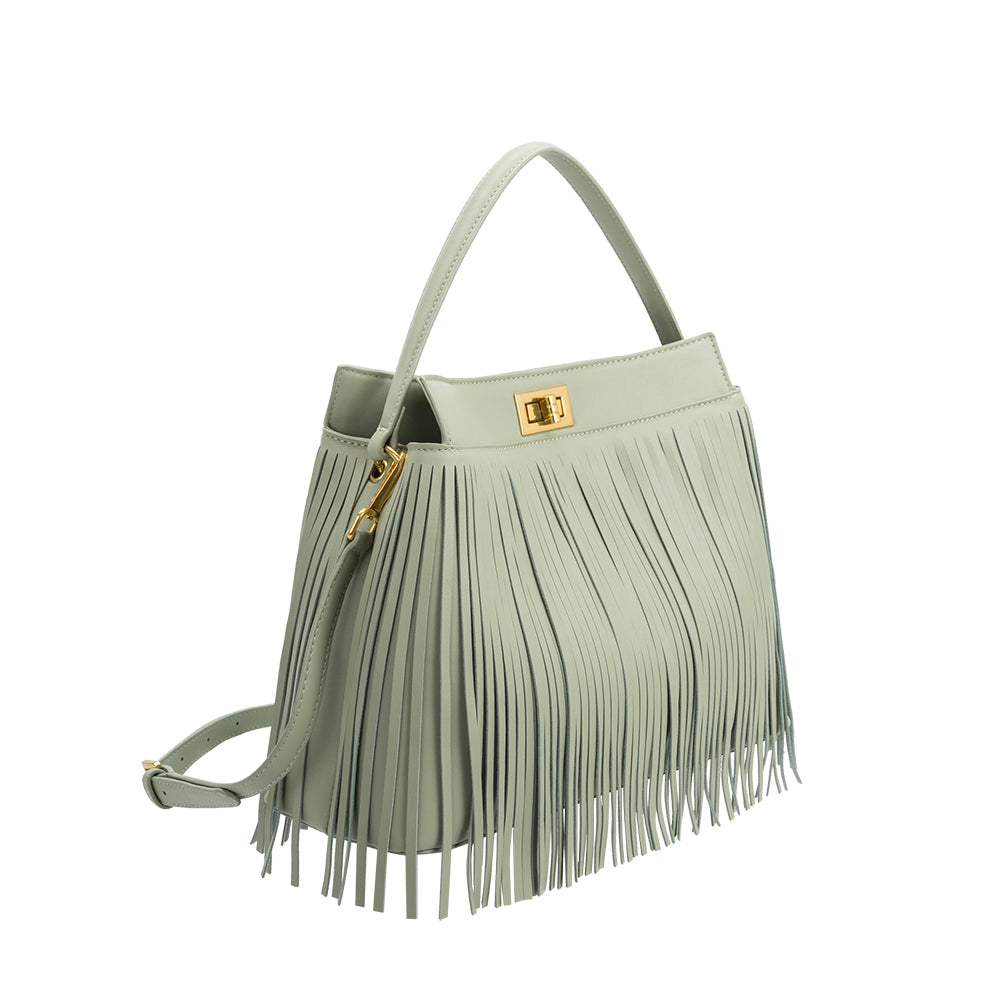 Anne Mint Recycled Vegan Top Handle Bag