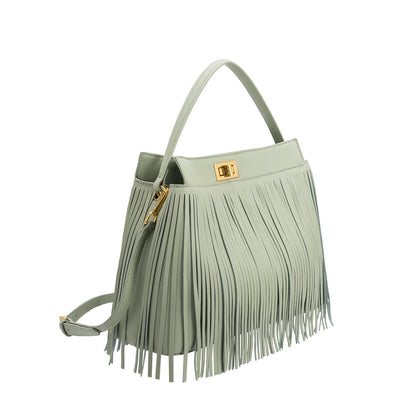 Anne Mint Recycled Vegan Top Handle Bag