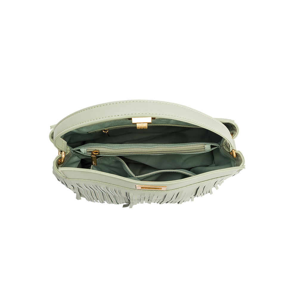 Anne Mint Recycled Vegan Top Handle Bag