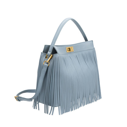 Anne Sky Recycled Vegan Top Handle Bag