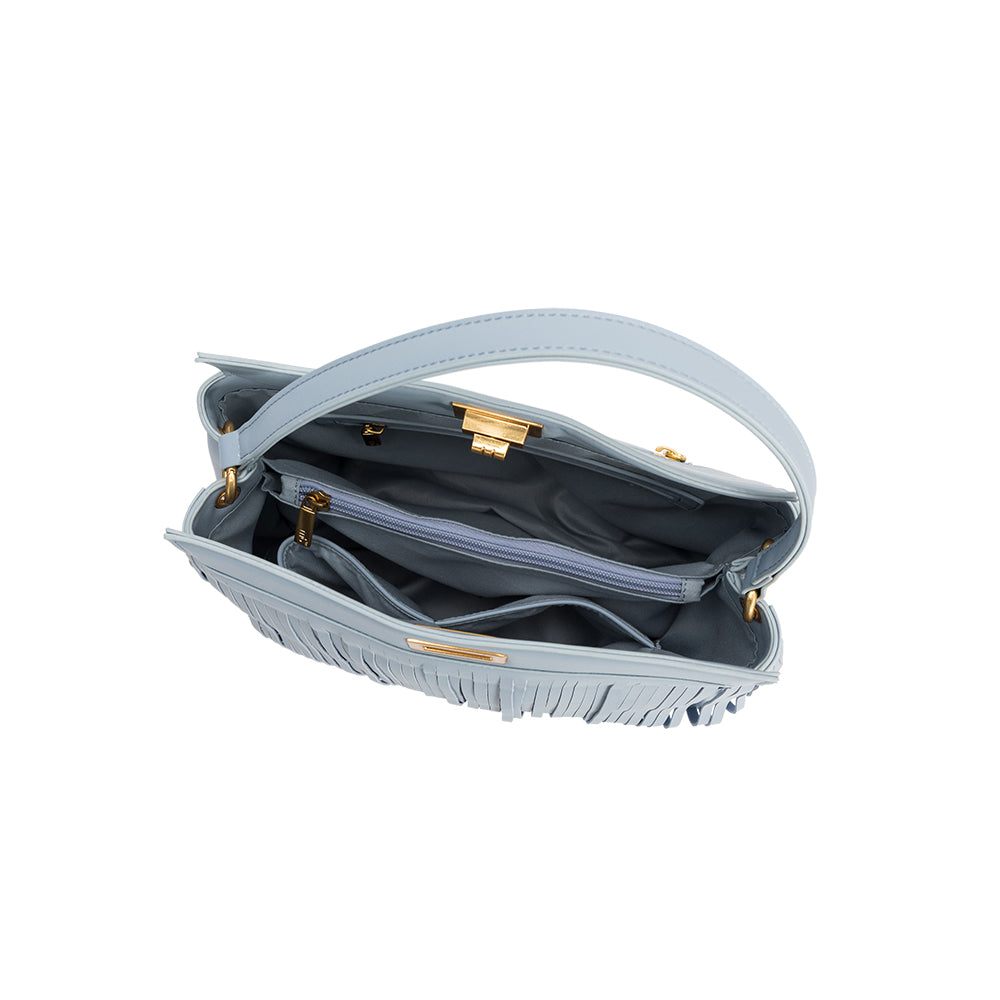 Anne Sky Recycled Vegan Top Handle Bag