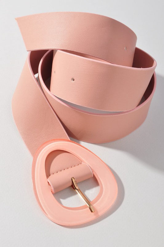 Acrylic Buckle Belt