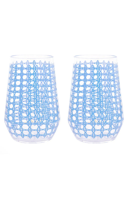 ACRYLIC WINE GLASS S/2
