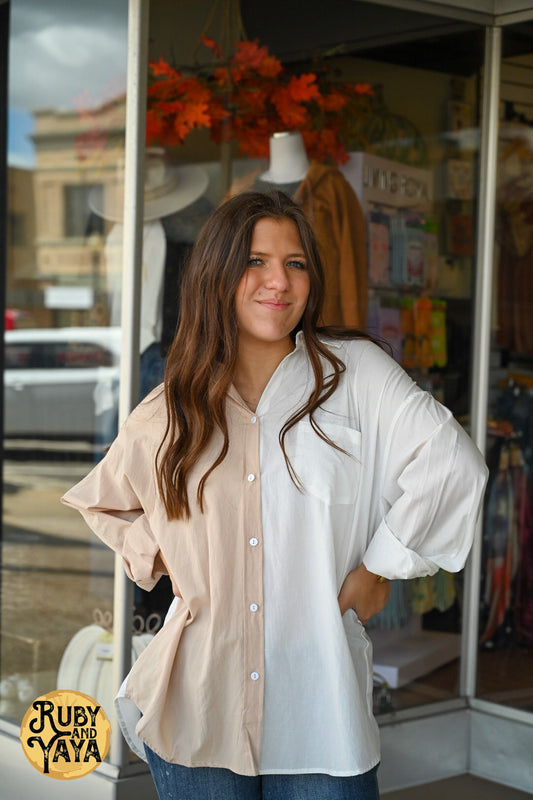 Adalyn Button Down Top