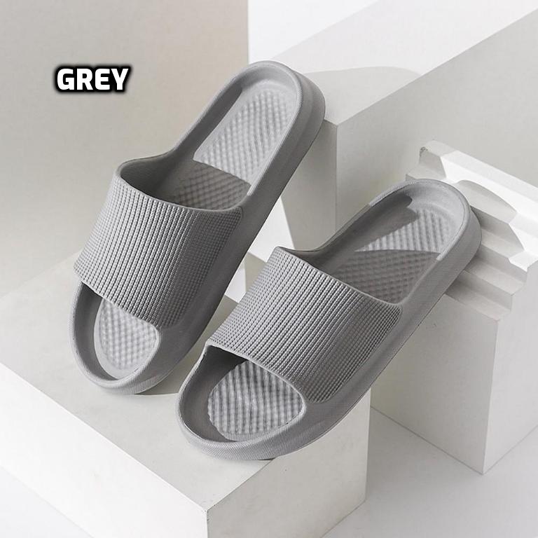 Unisex Minimalist Textured Cloud Slippers - 4 Colors