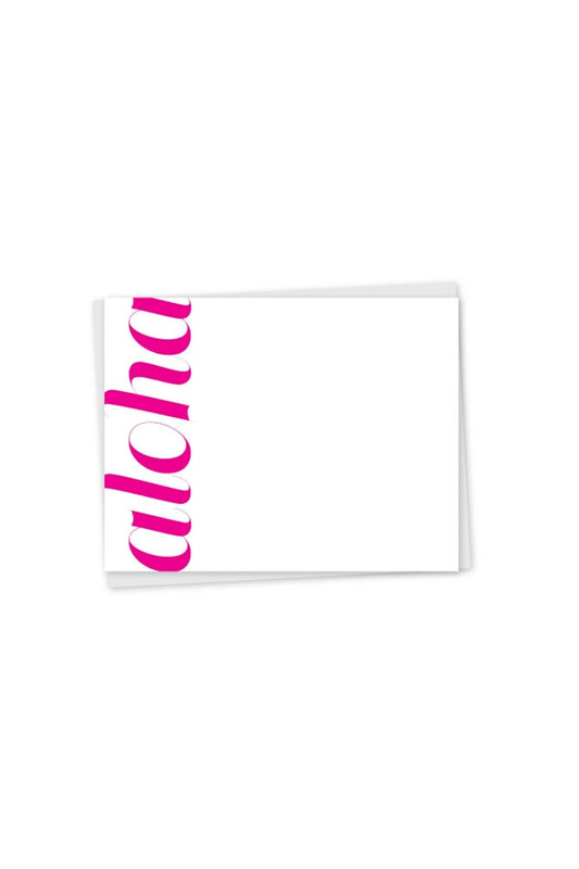 Aloha Letterpress Note Cards - Set of 6