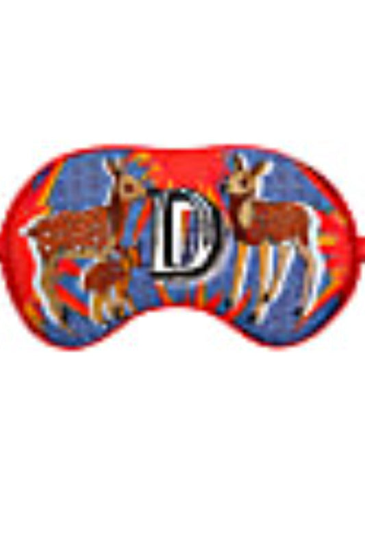 Alphabet Silk Eye Mask