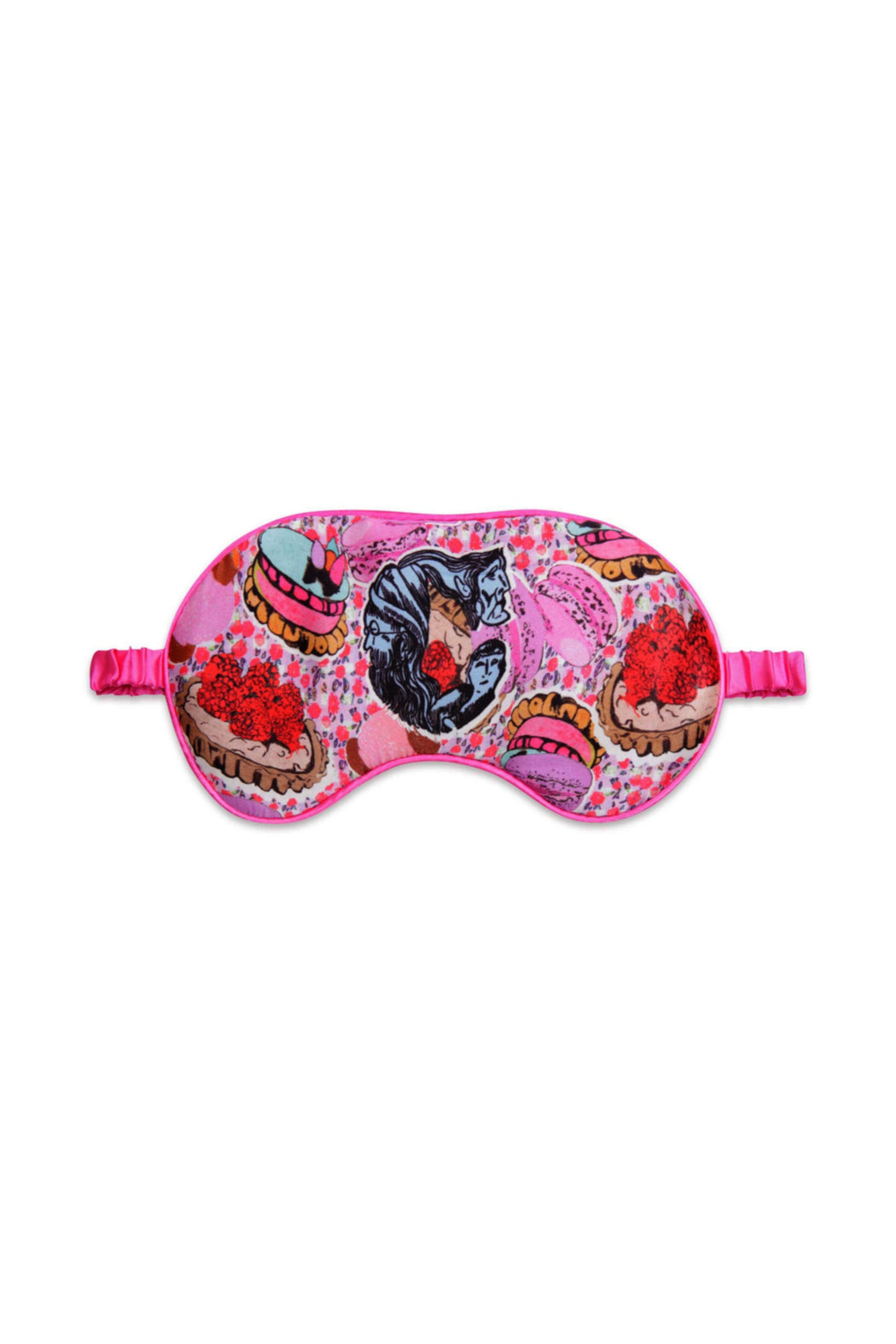 Alphabet Silk Eye Mask
