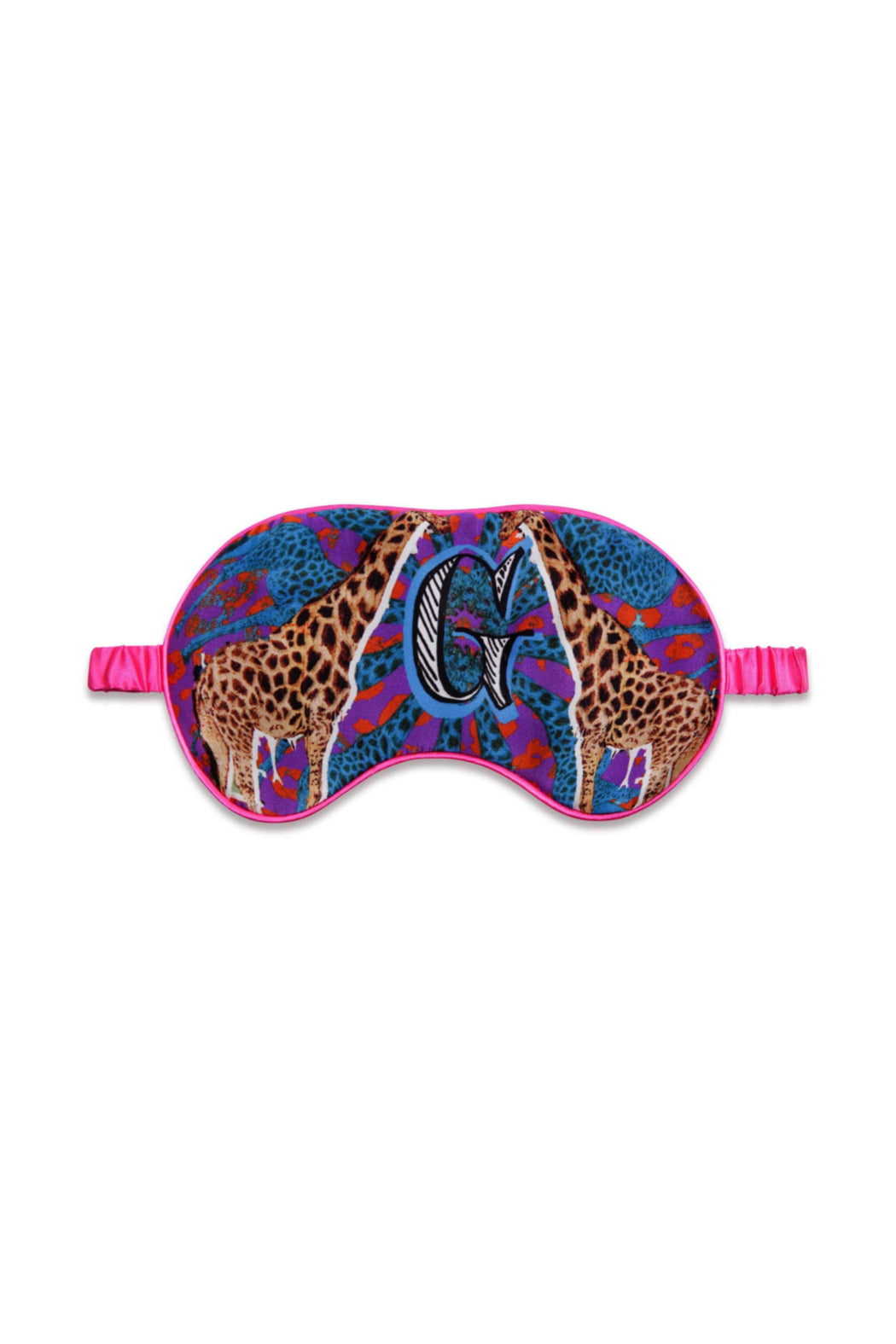 Alphabet Silk Eye Mask