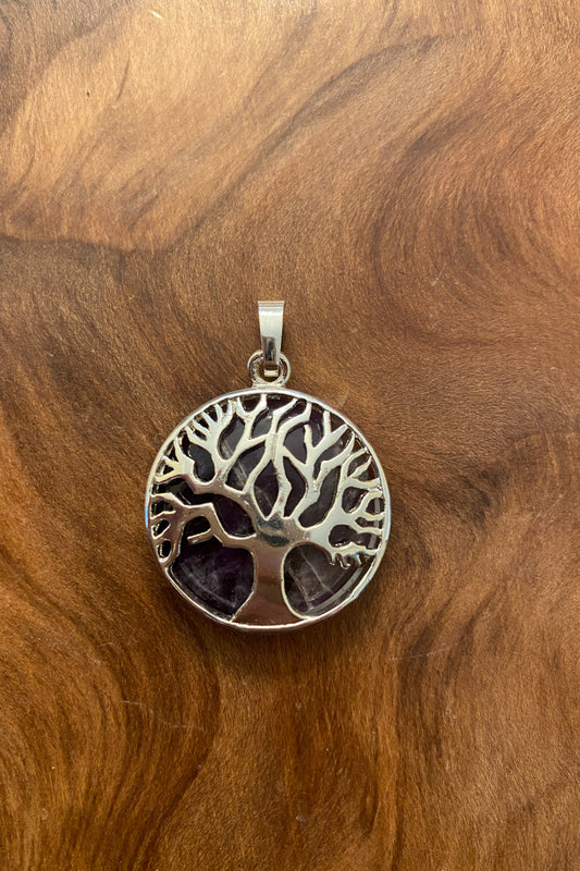 Amethyst Tree of Life Pendant